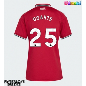 Manchester United Manuel Ugarte #25 Dámské Domácí Dres 2026-27 Krátký Rukáv Manchester United Manuel Ugarte #25 Dámské Domácí Dres 2026-27 Krátký Rukáv